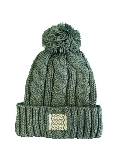 Aran Pom-Pom Beanie